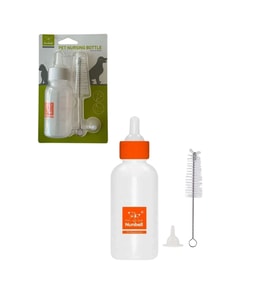 Yavru Kedi ve Köpek Biberon Seti Temizleme Fırçalı 50 ml.