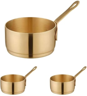 3 Adet 304 Çelik 60 ml Mini Sosluk Kahvaltılık Ketçap Mayonez Sos Kabı 632sr-3