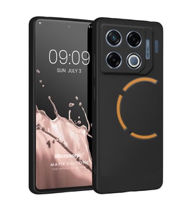 Microsonic Matte Silicone Infinix GT 20 Pro Kılıf Siyah (Siyah)