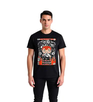 Punk Rock Efsanesi Yazısı Baskılı Erkek Tişört