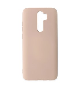Xiaomi Redmi Note 8 Pro Kılıf Nano İçi Kadife Silikon - Pudra