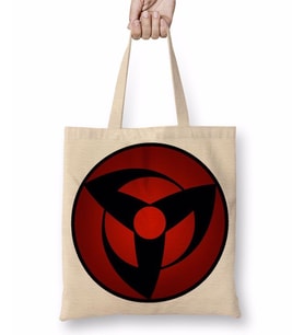 Mangekyou Sharingan Bez Çanta Uzun Saplı