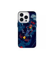 IPHONE 13 PRO Uyumlu ÖZEL REDBULL FORMULA 1 PADDOCK TASARIMLI LÜKS SİLİKON KILIF (Çok Renkli)