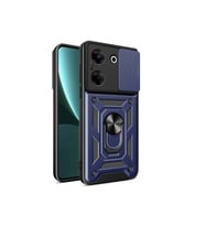 Tecno Camon 20 Pro 4G Uyumlu Kılıf Magnetik Standlı Kamera Korumalı Zore Sürgülü Vega Kapak