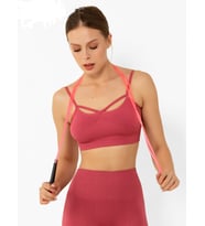 Dikişsiz Pilates & Yoga Spor Sütyeni (Rose)