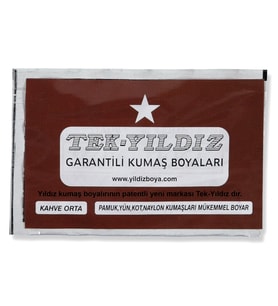 18 - Kumaş Boyası Kahve Orta 11 Gr