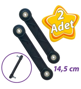 2 Adet Beşik Sallama Aparatı Siyah 14.5 Cm