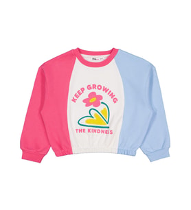 Civil Girls Keep Growing Baskılı 6-9 Yaş Sweatshirt - Ekru