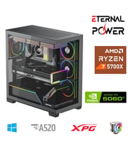 ETERNAL POWER RYZEN 7 5700X 32G DDR4 1TB M.2 RTX5060Ti A520 T650W