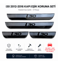 Hyundai i30 Krom Kapı Eşiği Tk 2012-2016 4 Kapı Paslanmaz Çelik