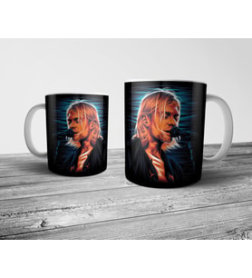 Pixxa Nirvana Kurt Cobain Kupa Bardak Model 1