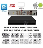EZCOOL EZ-8504AHD 4 KANAL 5 MP 1HDD XMEYE KAYIT CİHAZI