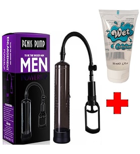 Pretty Love 20 CM Süper Vakum Penis Pompası + X-Tra Large Krem 50 ml