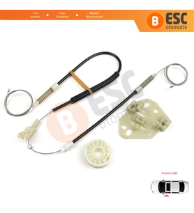 Mercedes Axor 2001-2005 Atego MK1 1998-2004 9737200346 İçin Sol Kapı Cam Kriko Tamir Seti