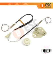 Mercedes Axor 2001-2005 Atego MK1 1998-2004 9737200346 İçin Sol Kapı Cam Kriko Tamir Seti