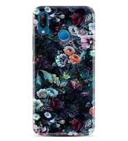 Huawei P20 Lite Mate 10 20 Lite Pro P40 Lite KılıfDesemli Silikon Great Flowers 1304
