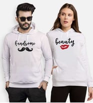 Tshirthane Handsome Beauty Sevgili Kombinleri Kapüşonlu Kombini (Tek Ürün Fiyatıdır.)