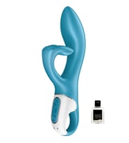 Embrace Me Çift Motorlu Klitoris Uyarıcı Esnek Yapılı Rabbit Vibratör+Jel
