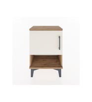 Arges Komodin 2 Raflı Tek Kapaklı 44x30x64 Çam-Aytaşı