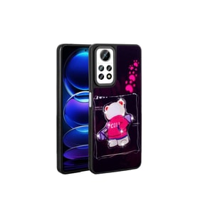 Xiaomi Redmi Note 12 Pro 4G Uyumlu Kılıf Parlayan Kabartmalı İkonik Figürlü Zore Amas Silikon Kapak