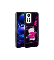 Xiaomi Redmi Note 12 Pro 4G Uyumlu Kılıf Parlayan Kabartmalı İkonik Figürlü Zore Amas Silikon Kapak
