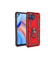 Oppo Reno 4 Lite Uyumlu Kılıf Zore Vega Kapak (Kırmızı)