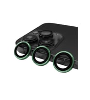 Apple iPhone 14 Pro Uyumlu Zore CL-07 Kamera Lens Koruyucu (Koyu Yeşil)