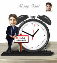 Kişiye Özel Ahşap Saat-Emlakcı Erkek-1