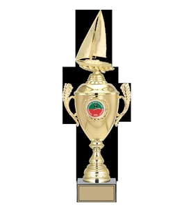 ODAK KUPA - Figürlü Kupalar - Yelken Figürlü Kupalar FG-080 C - 50 cm