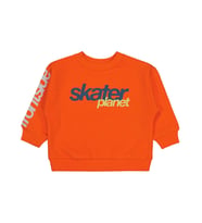 Civil Boys Skater Baskılı 2-5 Yaş Sweatshirt - Turuncu