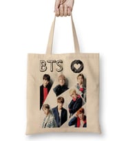 Bangtan Boys Bts Bez Çanta Uzun Saplı