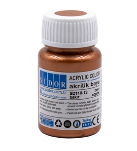 Südor Metalik Akrilik Boya 40ml Bakır