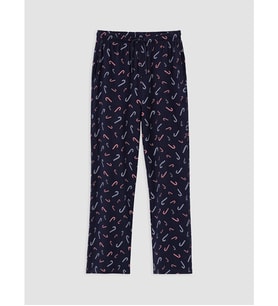 LC WAIKIKI Lacivert Yılbaşı Temalı Erkek Pijama Alt