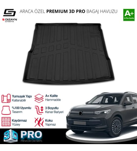 Drs Tuning Tiguan 3D Pro Bagaj Havuzu 2024 Üzeri A+ Kalite