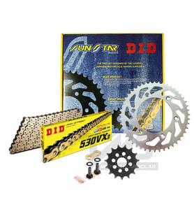 Did-Sunstar 2002-2007 Honda CB 900 Hornet Uyumlu Zincir Dişli Set Gold (Sarı) Re