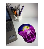 Retro Sun 3d Bilek Destekli Mouse Pad