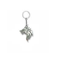 White Wolf Emblem – The Witcher Kurt Figürlü Unisex Metal Anahtarlık
