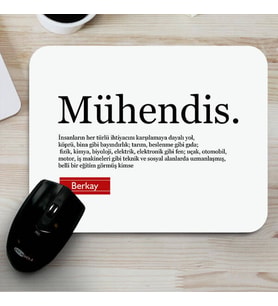 Kişiye Özel Mühendise Hediye Mousepad