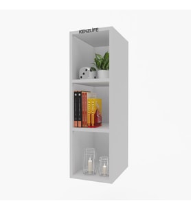 Kenzlife mutfak dolabı ıtır 090.030.30 byz 2 raflı kapaksız ofis banyo kiler evrak kitaplık
