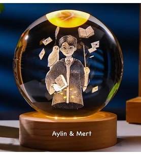 Harry Potter ve Baykuş Cam Küre  (KİŞİYE ÖZEL)