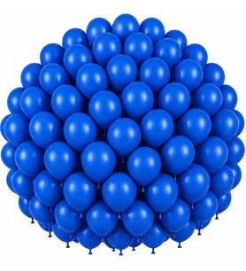 Mavi Renk Lateks Pastel Balon (30 cm) - 100 Adet