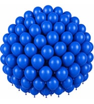 Mavi Renk Lateks Pastel Balon (30 cm) - 100 Adet