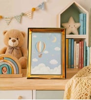 Parlak Gold Metal Fotoğraf Çerçevesi – Premium ve Şık Tasarım 10x15