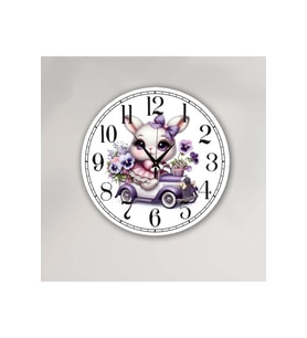 bilge Tasarım Çocuk Odası Duvar Saati 30 x 30 CM (Karışık)