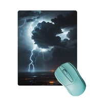 SonicTouch Göklerin Ay Yıldızı Şimşekli Kaymaz Taban Pürüzsüz Yüzey Gaming Oyuncu Mouse Pad 17x21cm