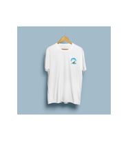 Oversize Yelkenli Cep Logo Baskılı Unisex T-shirt