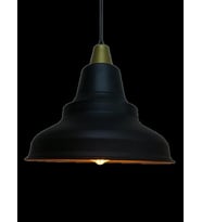Retro Metal Sarkıt Avize Rustik Tekli Sarkıt Siyah Cafe Mutfak Aydınlatma (Burnt Olive)