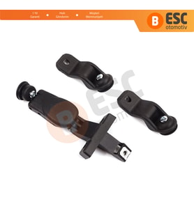 Fiat Doblo Fiorino Citroen Berlingo Nemo Peugeot Partner Bipper İçin Arka Sürgülü Cam Kilit Mandal Seti 858244