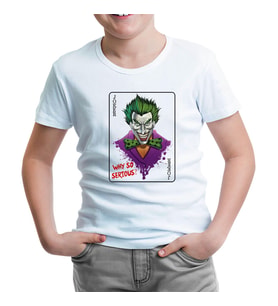 Joker - In Cards Beyaz Çocuk Tshirt