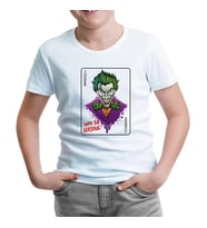 Joker - In Cards Beyaz Çocuk Tshirt